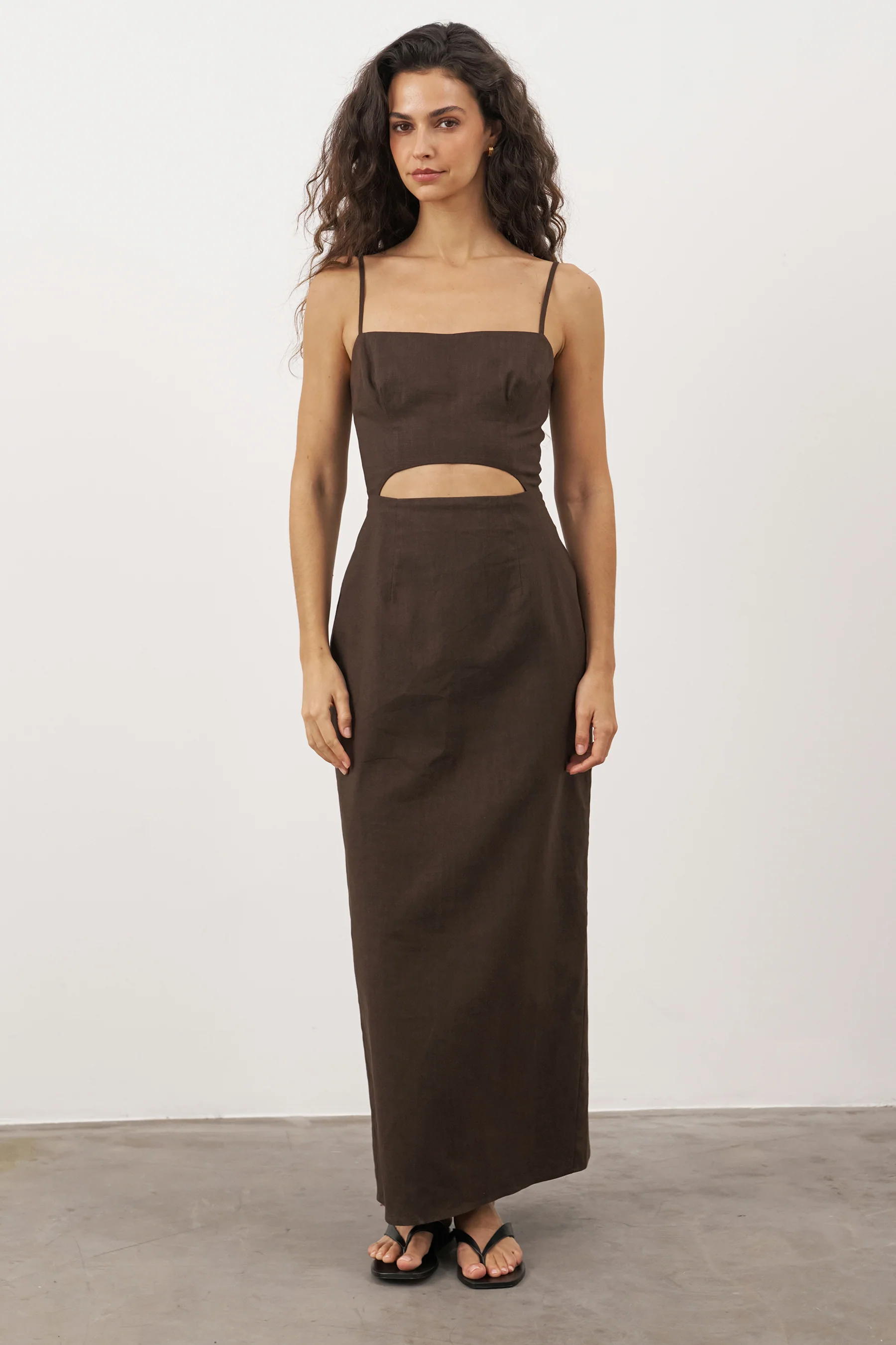 BELLA DRESS - BRUN