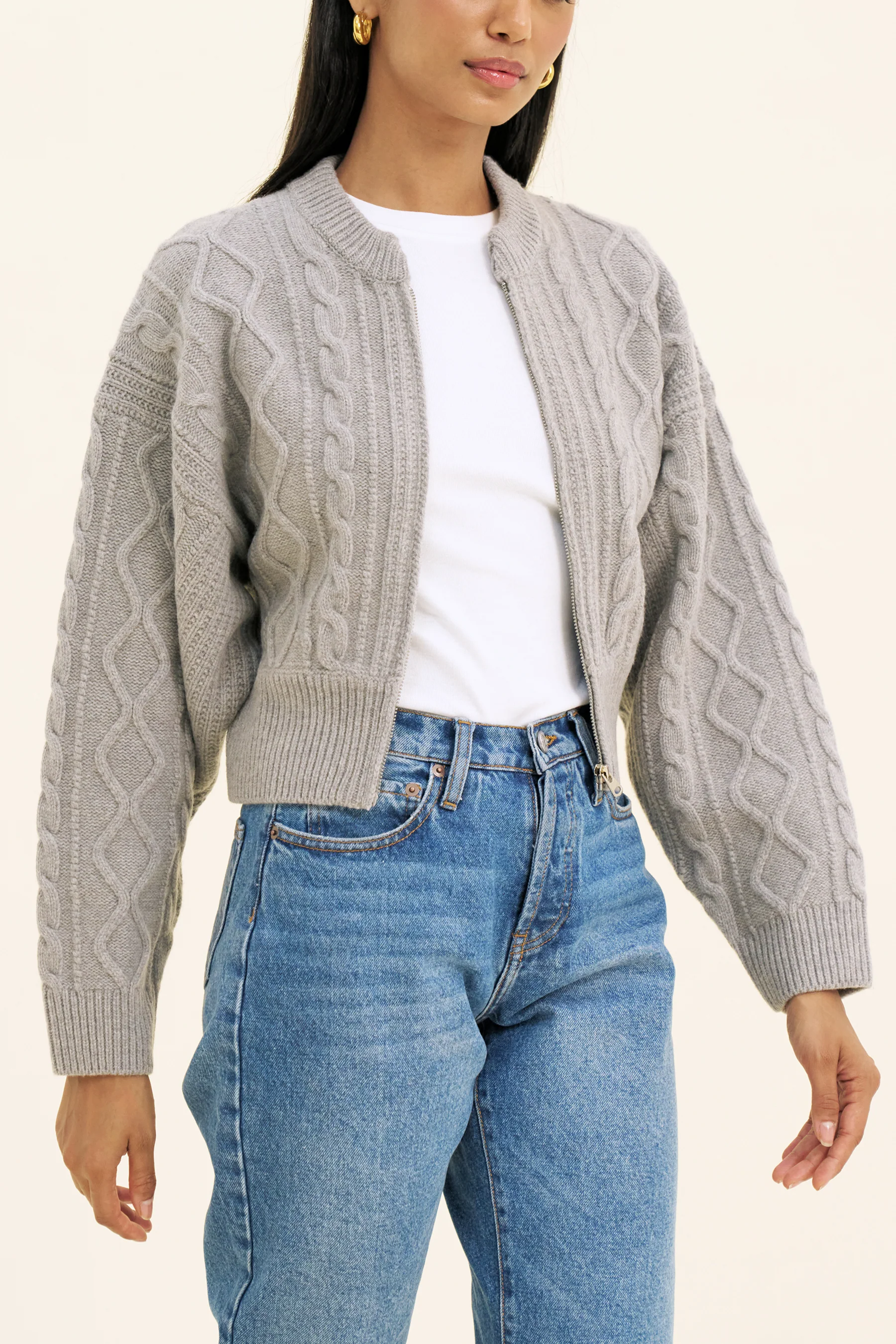 CLARA CARDIGAN - GREY - Image 2