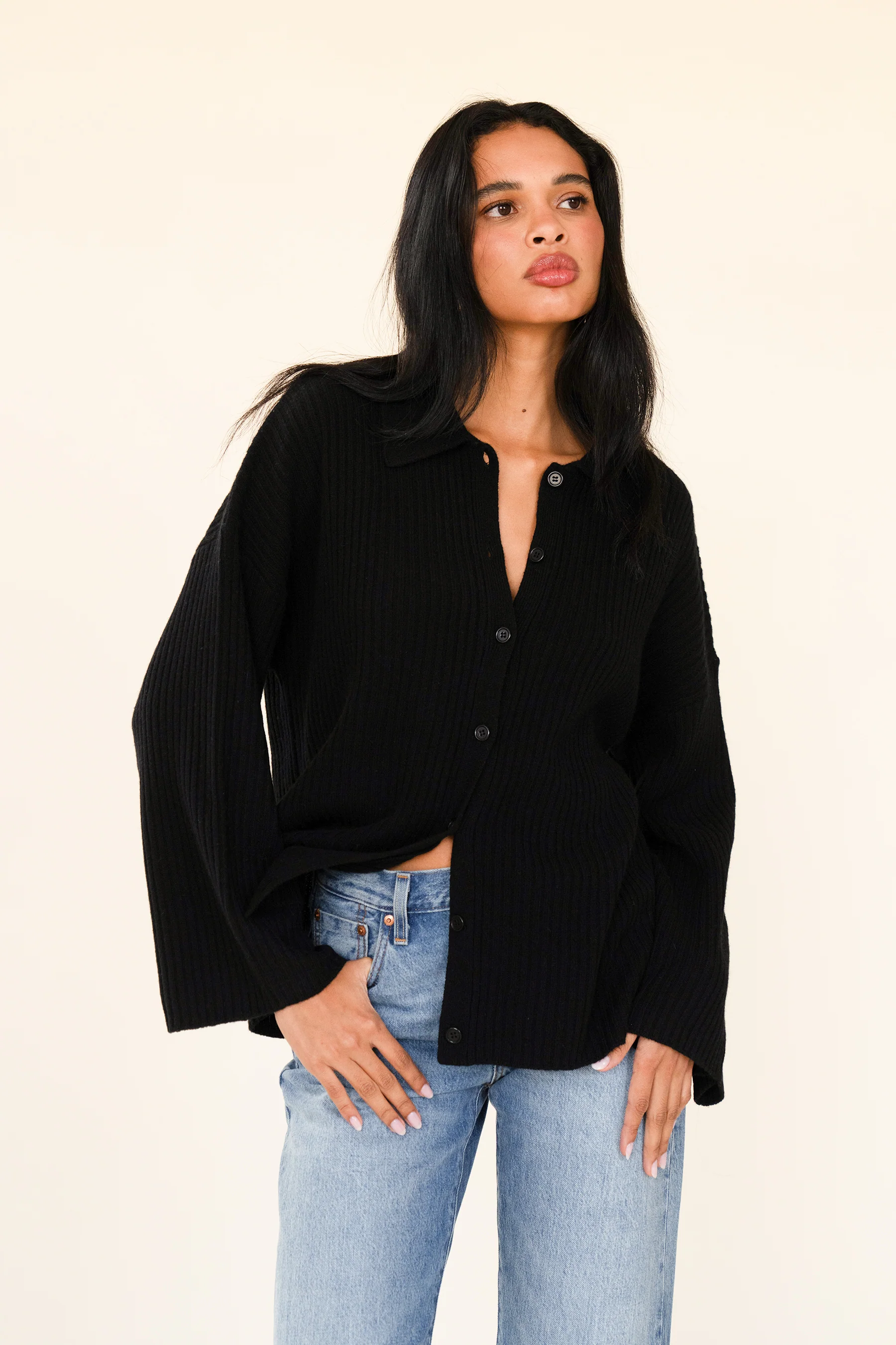 CLIO CARDIGAN - NOIR - Image 3