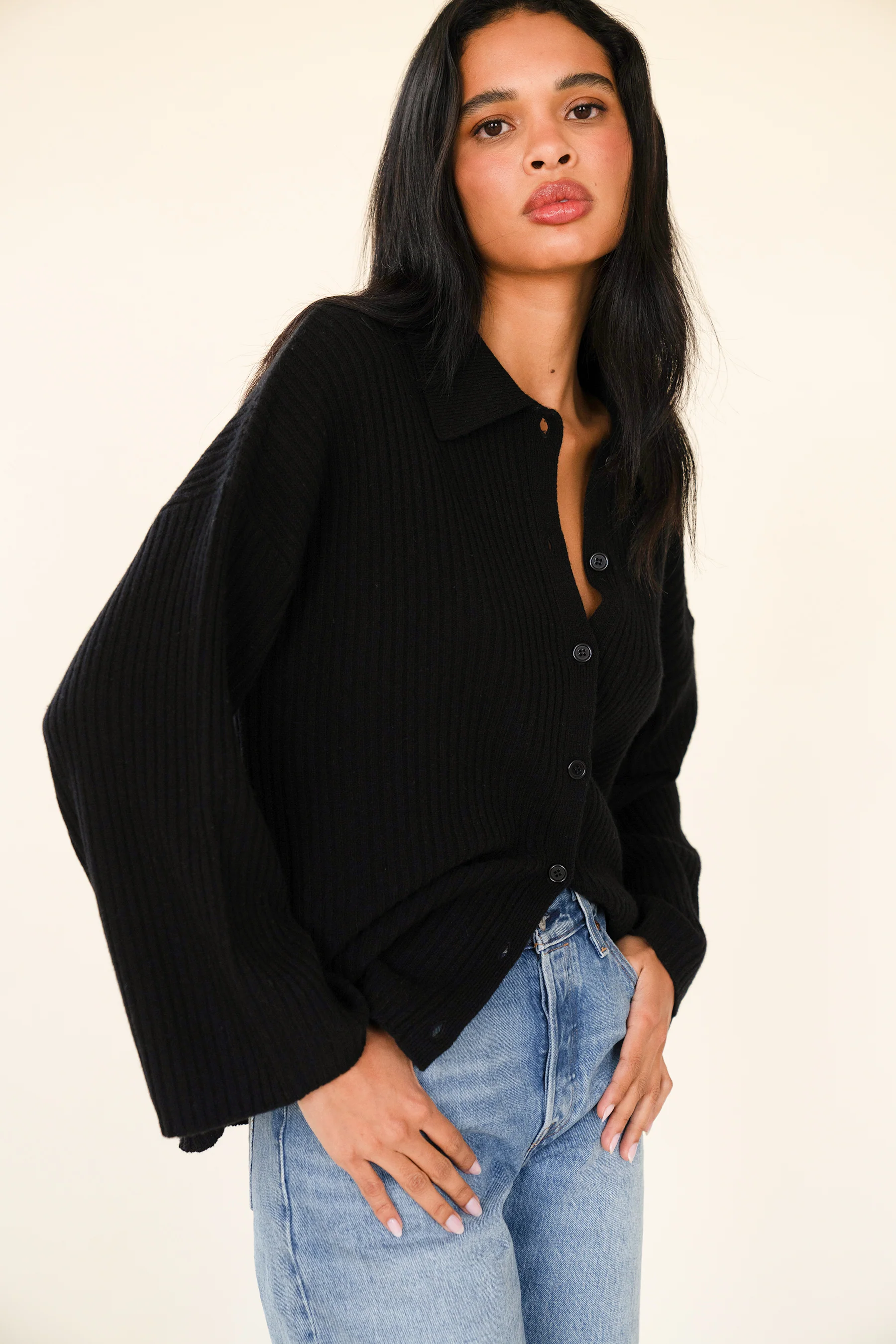 CLIO CARDIGAN - NOIR - Image 5