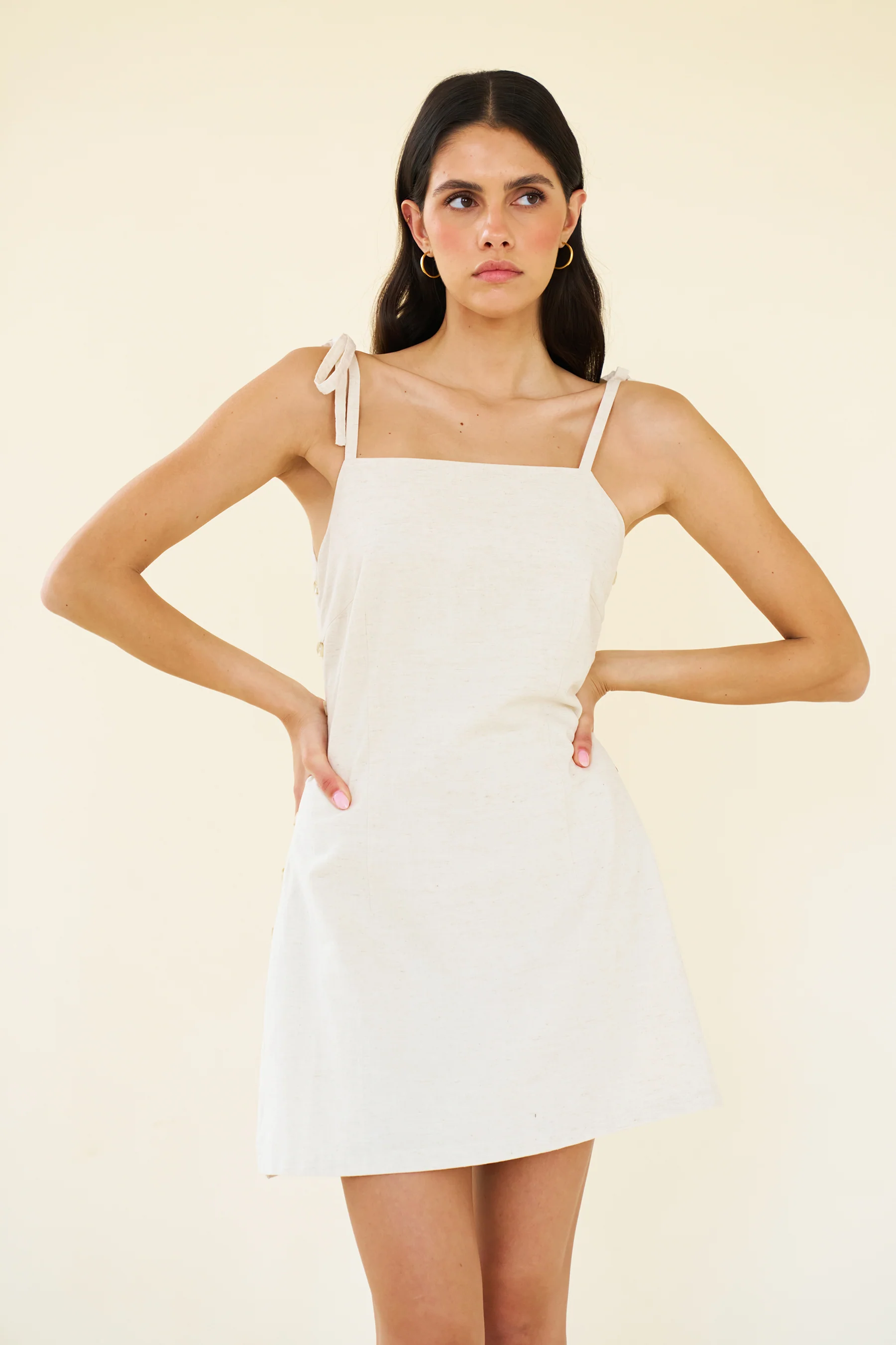 ELIZA DRESS - OAT - Image 3