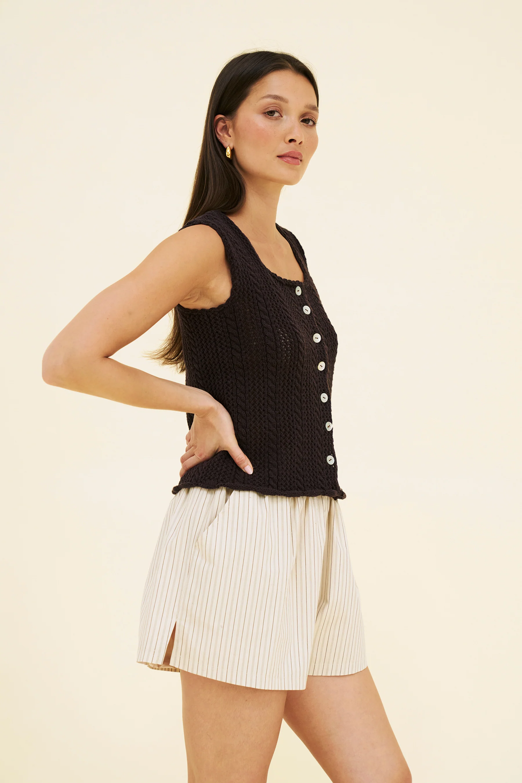 ELLE KNIT - COFFEE - Image 4