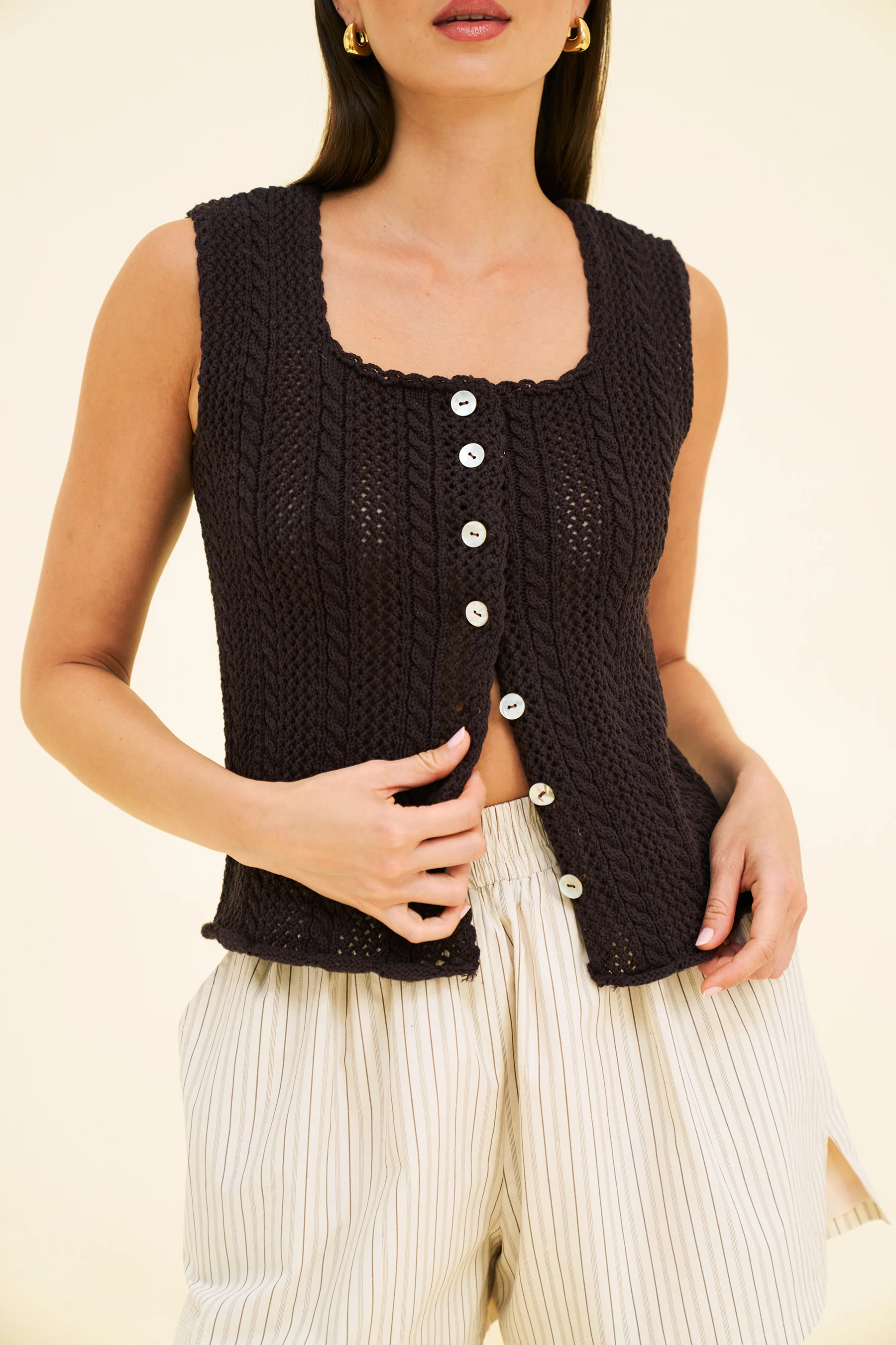 ELLE KNIT - COFFEE - Image 5