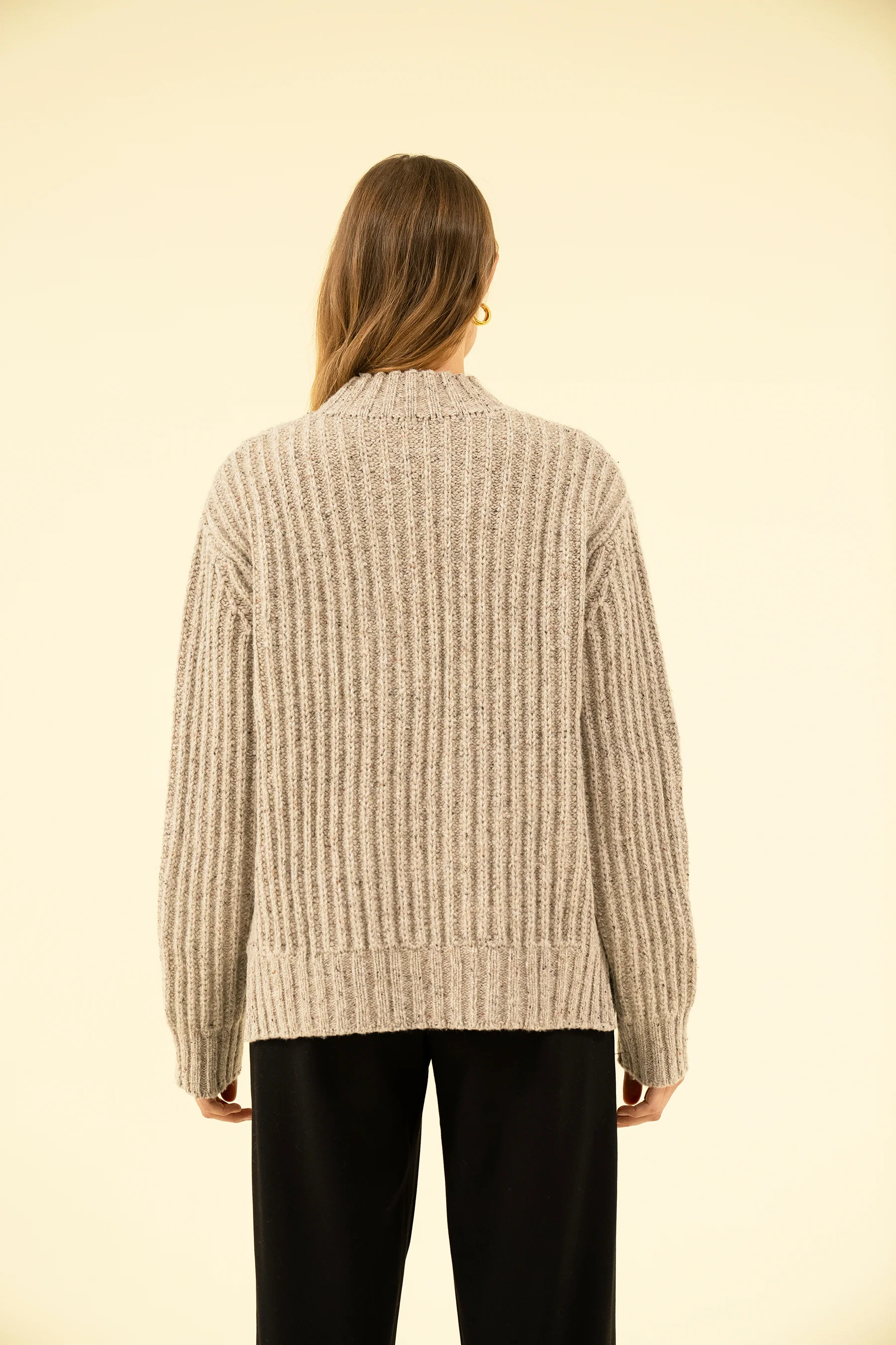 LUNA KNIT - FLAX MARL - Image 7