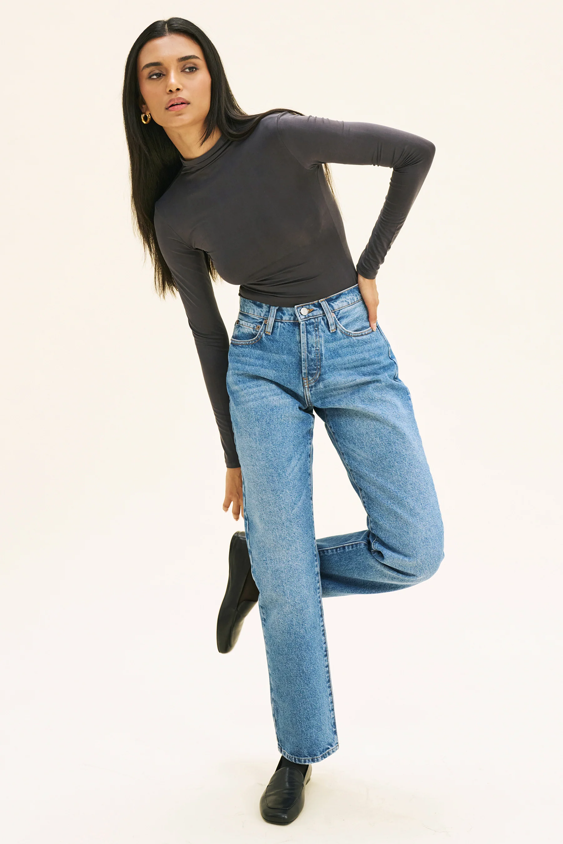 NATASHA HIGH NECK - GREY - Image 5
