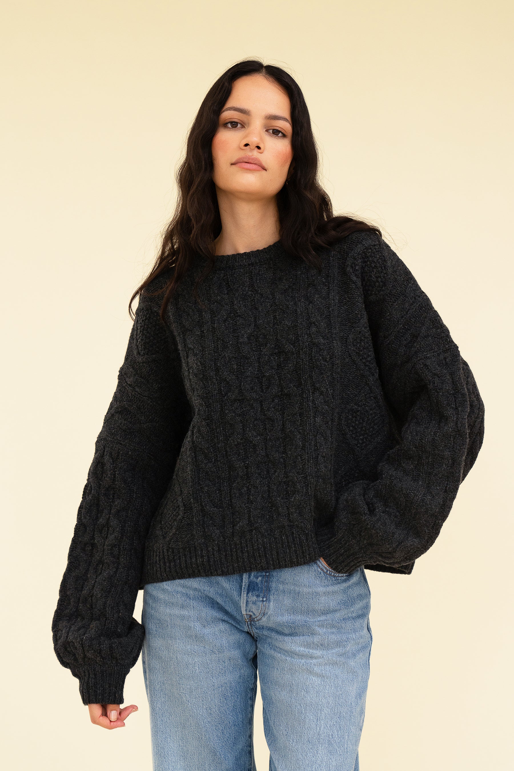 WINONA KNIT - CHARCOAL - Image 5